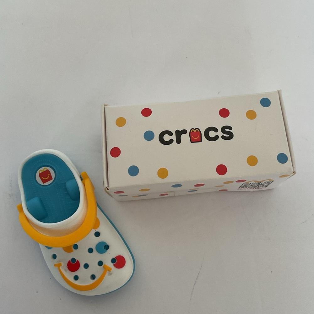 Crocs McDonalds Happy Meal Keychain Novelty Toy NWOT
